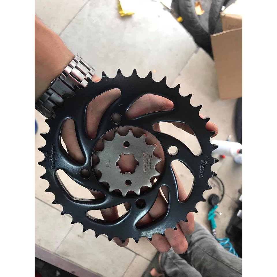 Dĩa Recto 38T, 39T cho Exciter 135, Dĩa Recto 42T, 44T cho Exciter 150