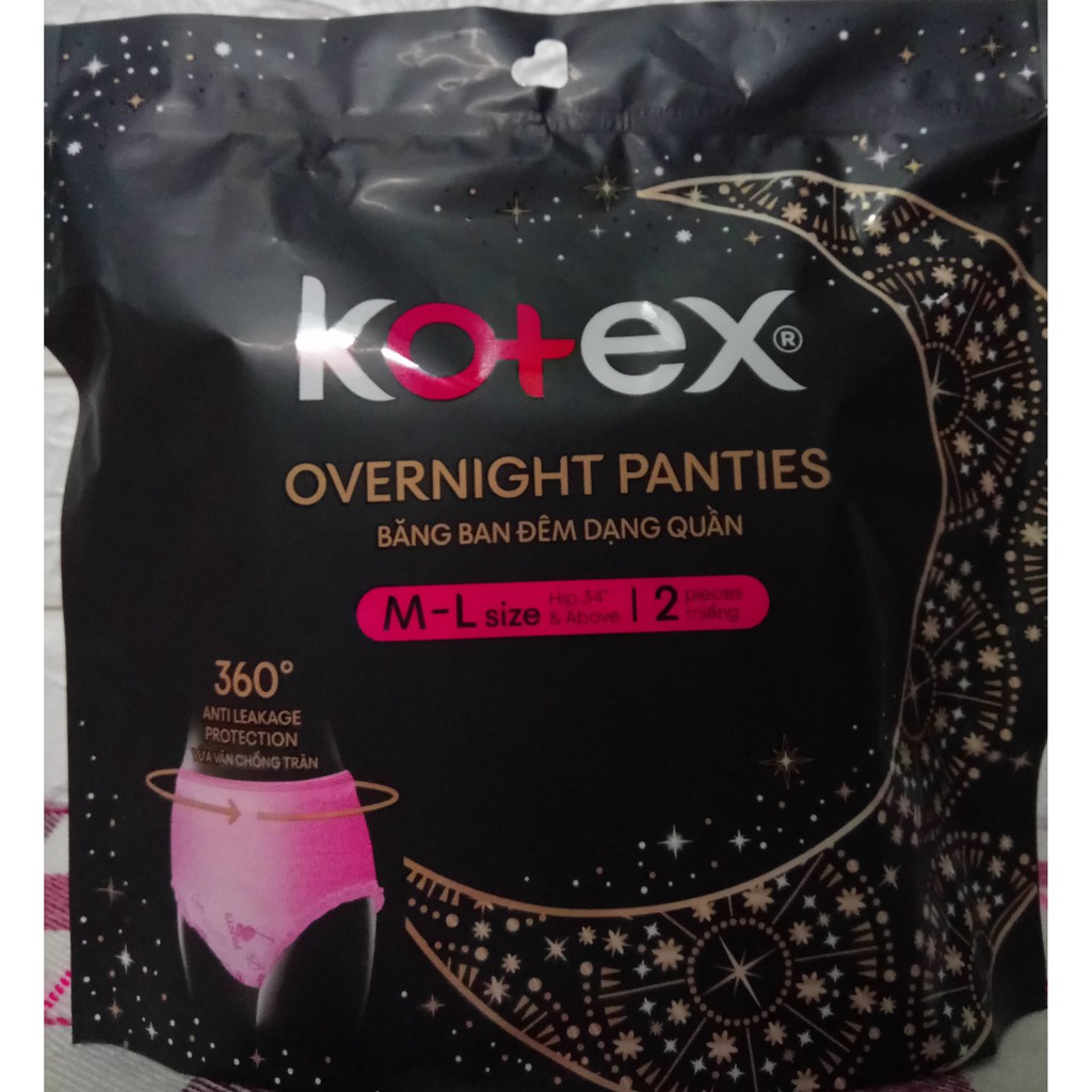 Băng kotex ban đêm dạng quần 360°