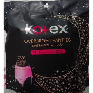 Băng kotex ban đêm dạng quần 360°