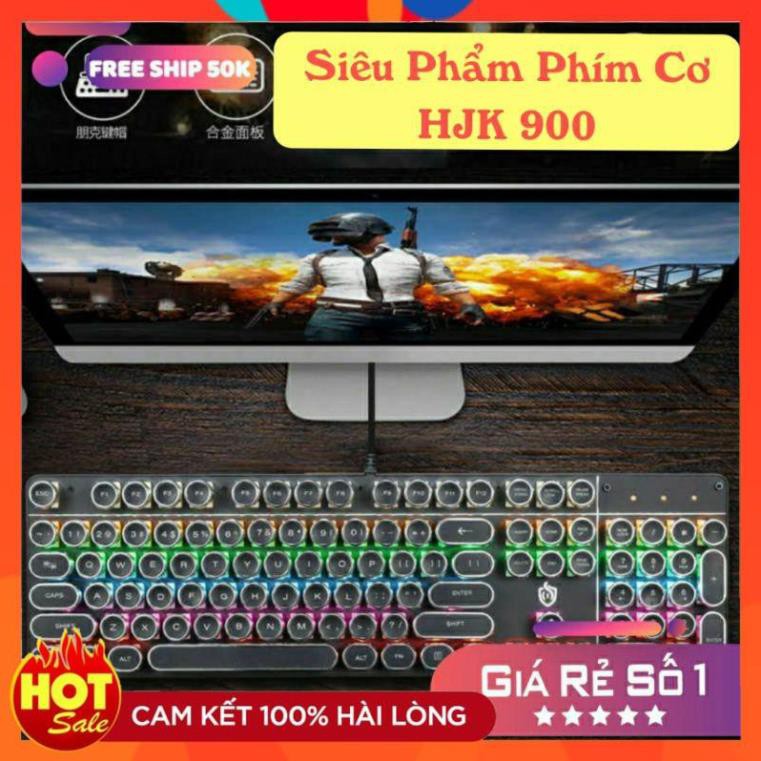 [Hàng Xịn] Bàn phím chơi game cơ HJK 900 104 phím RGB LED Back light