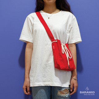 TÚI VẢI ĐEO CHÉO / đỏ (MINI BUCKET / red)