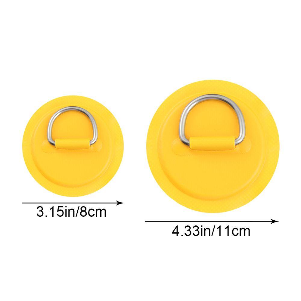 LEISURE Vòng Đệm / Miếng Vá Bằng Thép Không Gỉ 8cm / 11cm Cho Thuyền Kayak