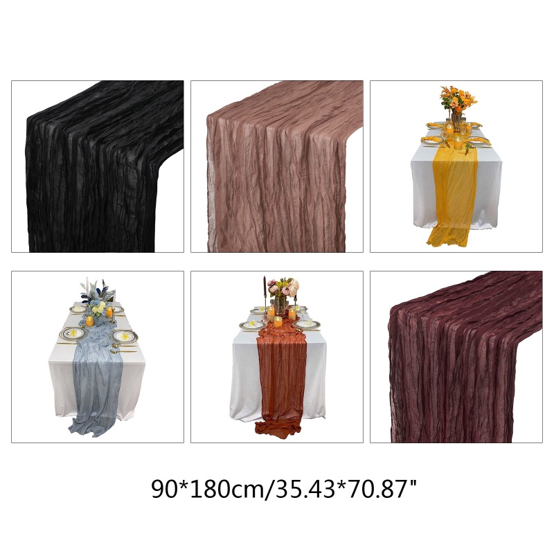 Khăn Trải Bàn Xếp Li Phong Cách Bohemian Dành Cho Trang Trí Tiệc Sinh Nhật Đám Cưới