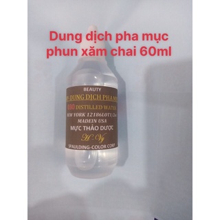 ⭐️✨🌺  Dung Dịch Pha mực Phun Xăm (60ml ) ⭐️💫