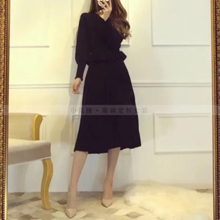 Váy Đầm len - váy len peplum