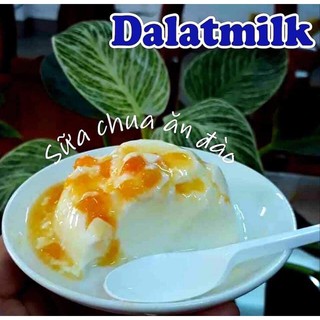 Sữa chua dalatmilk đào 100gr Dalatmilk