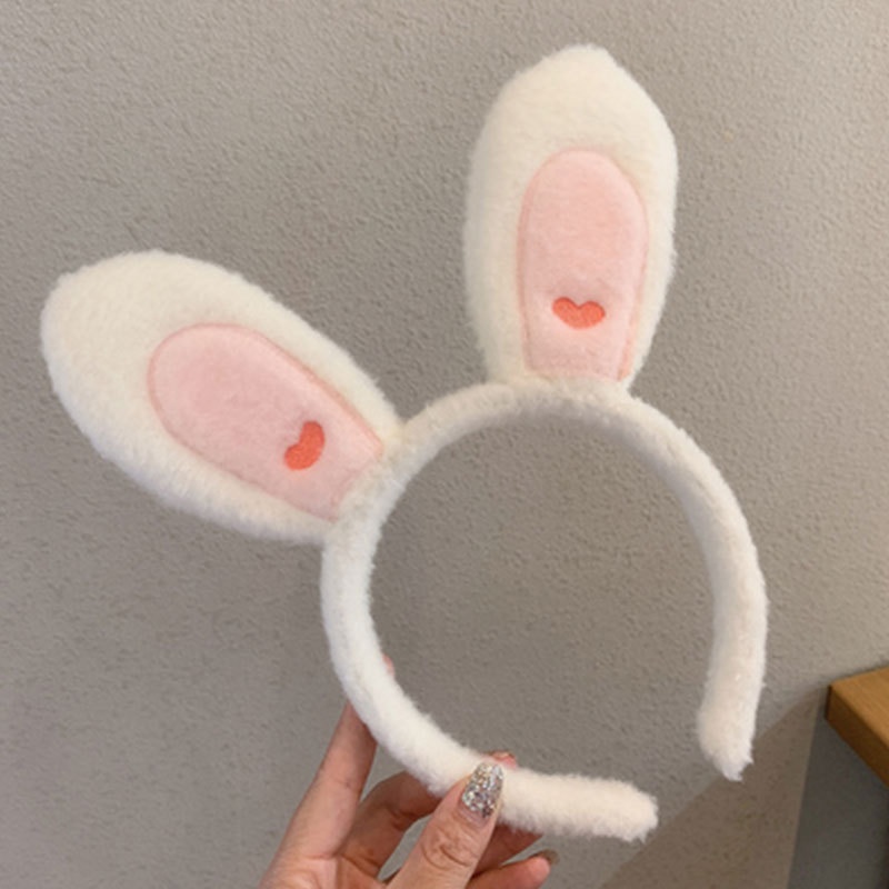 Băng đô rửa mặt hình tai thỏ dễ thương phong cách Hàn Quốc cho nữ