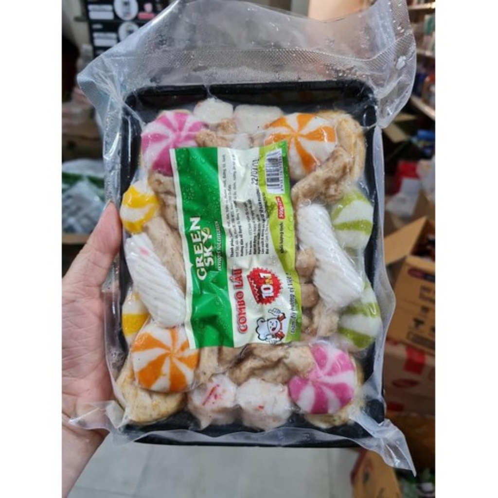 Viên thả lẩu mix Green Sky - Viên thả lẩu thập cẩm - 500g