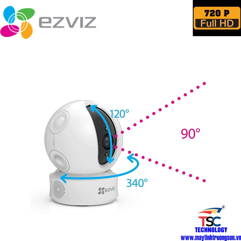 EZVIZ CSCV246 Ez360 Camera IP Wifi HD 720P | Chính Hãng