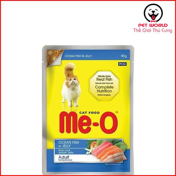 Pate Me-o cho mèo gói 80g - Thức Ăn Dinh Dưỡng Cho Mèo Pate Mèo 5 vị Thái Lan