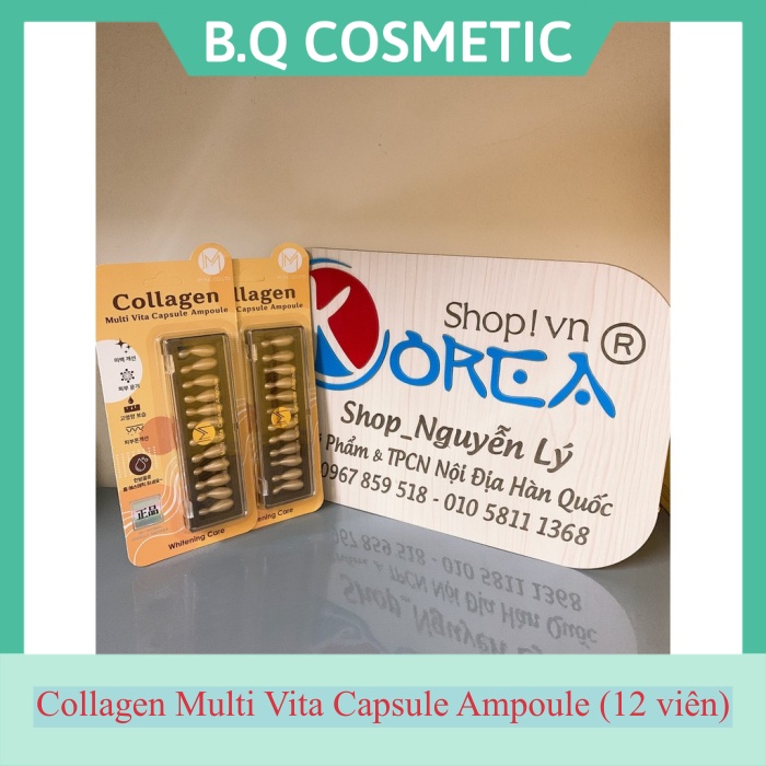 (Bán Chạy) Collagen Multi Vita Capsule Ampoule (12 viên)