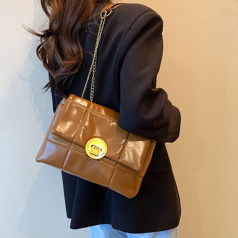 Túi Đeo Chéo Da Bóng Thời Trang Hàn Quốc 2022