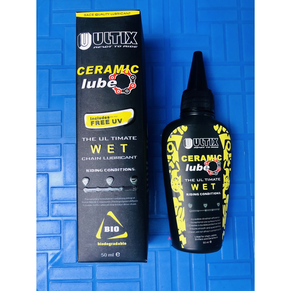 Dầu tra xích xe đạp ULTIX Ceramic wet 50ml