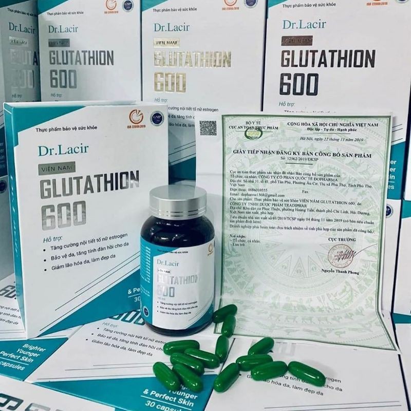 VIÊN UỐNG GLUTATHIONE 600
