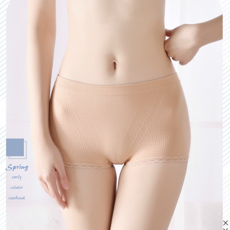 Quần lót boxer LEVAO hông co giãn kiểu eo giữa tránh lộ bụng tiện dụng cho nữ