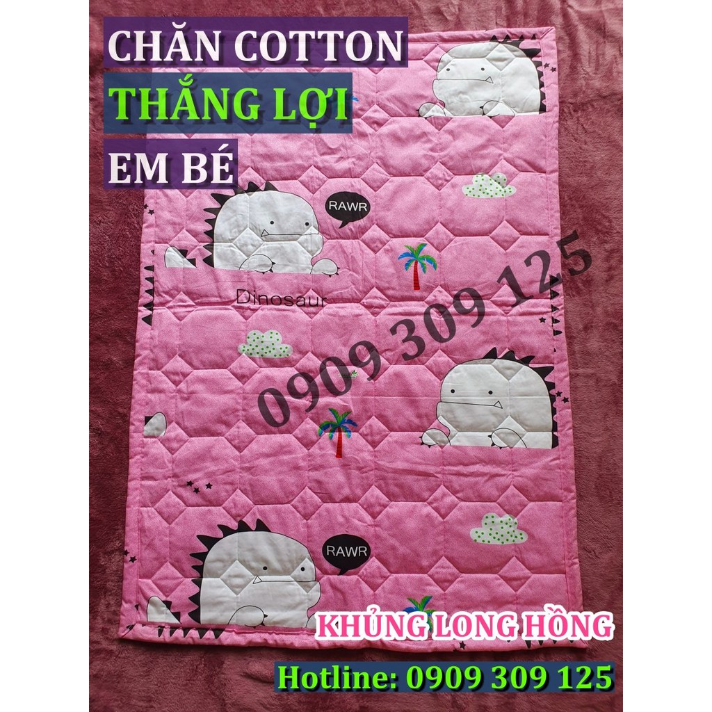 Chăn Mền Thắng lợi cotton cho bé 0,8mx1m15 chần gòn êm mềm mát