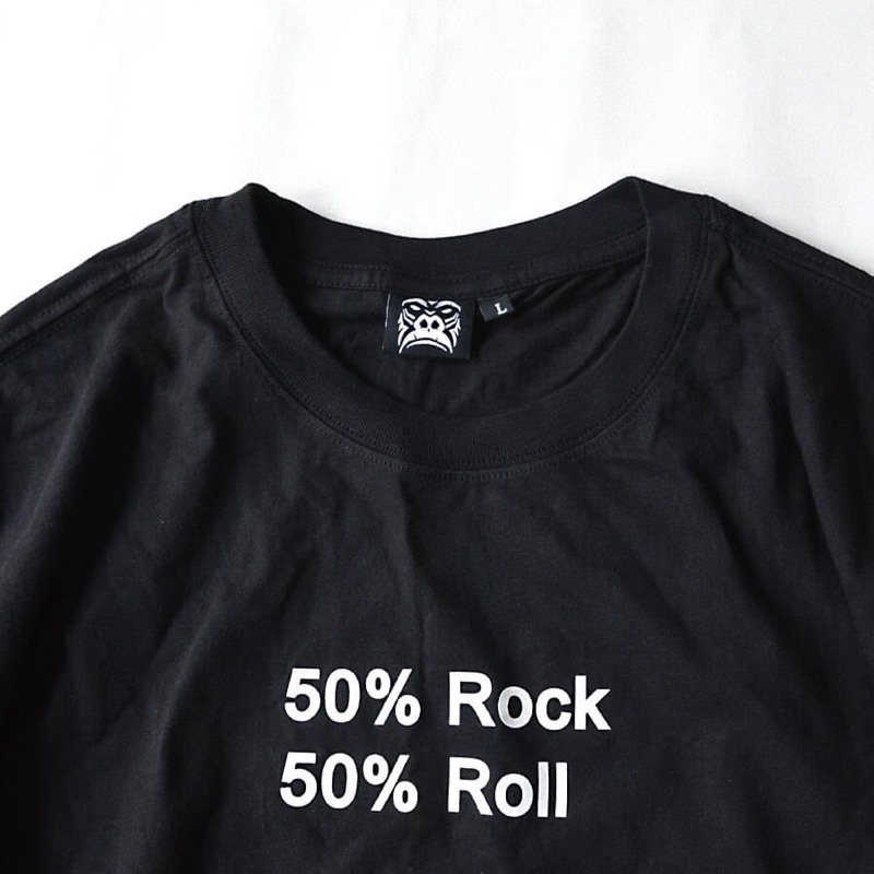 ÁO Thun Gori 50% Rock & 50% Roll - Local Brand - Vintage