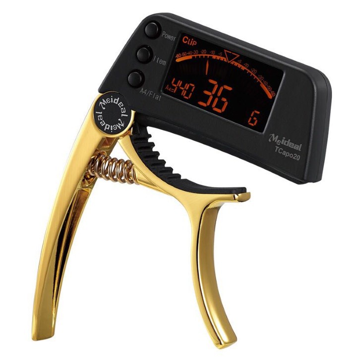 CAPO ĐÀN GUITAR ĐỘ CHÍNH XÁC CAO - GUITAR CAPO TUNER MÀN HÌNH LED HIỂN THỊ ĐỘ NHẠY CAO &amp; ĐỘ CHÍNH XÁC DỤNG CỤ ÂM NHẠC