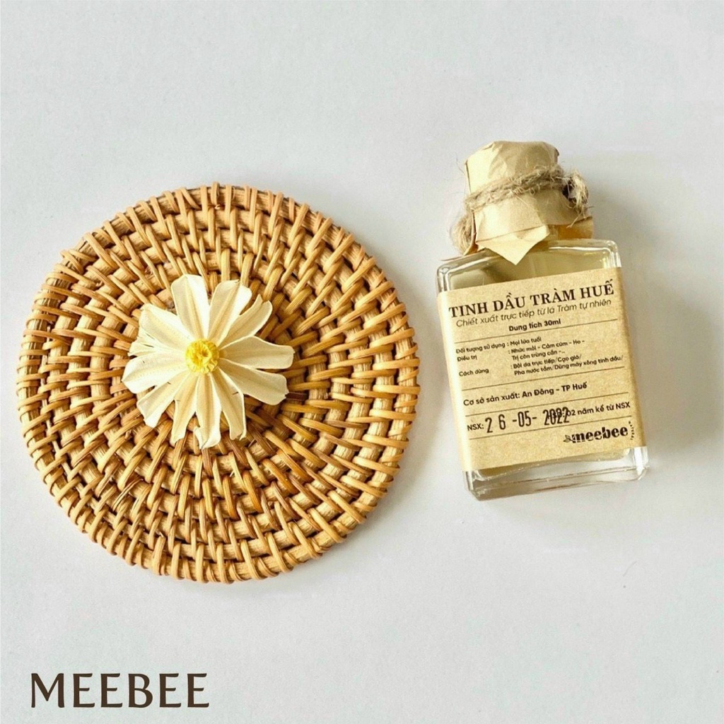 Tinh dầu tràm Huế nguyên chất đậm đặc Meebee 30ml/80ml/100ml - Chính hãng An Đông, Huế