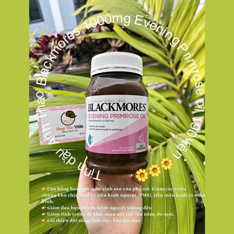 Viên tinh dầu anh thảo Blackmores Úc 190 viên 🌼🇦🇺