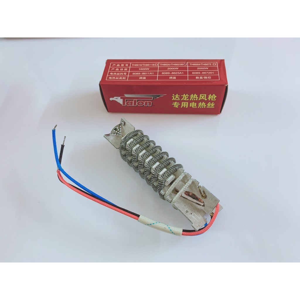 Ruột máy khò talon 2000W - lò xo tạo nhiệt máy khò hơi nóng Talon - Bộ tạo nhiệt máy sấy, phụ kiện thay thế máy khò