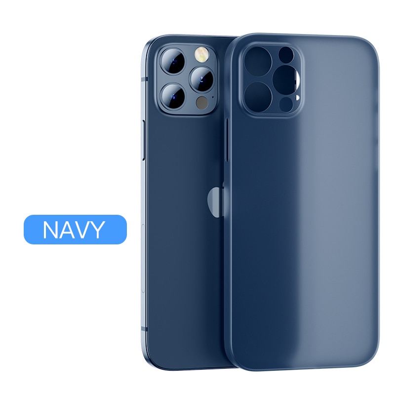 Ốp điện thoại siêu mỏng mặt nhám chống sốc bảo vệ camera cho iPhone 12 Pro Max 12 Mini 12 11 Pro Max X XR XS Max