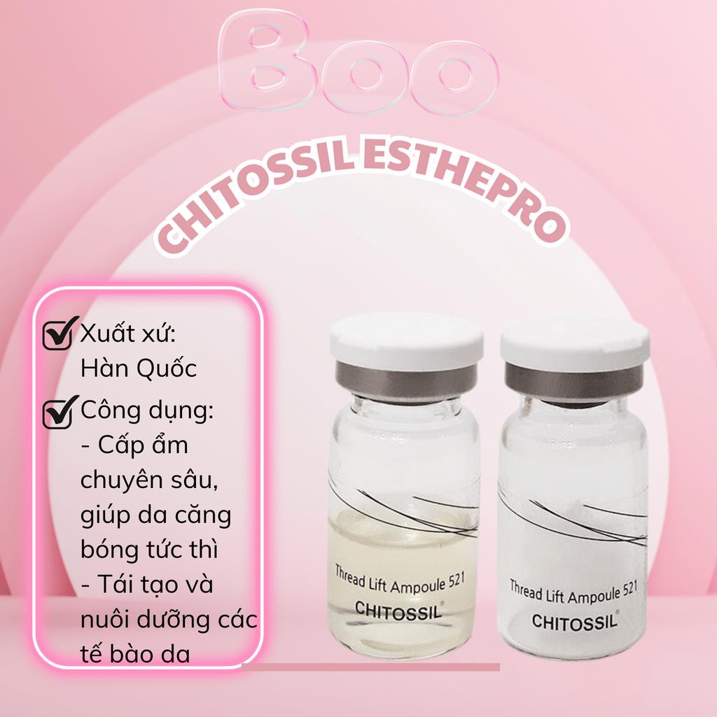 키토씰 SERUM CHỈ CẤY TƠ TẰM CHITOSSIL ESTHEPRO 521 HÀN QUỐC - FULL HỘP