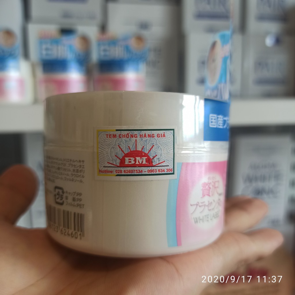 Mặt nạ ủ trắng Placenta White Label