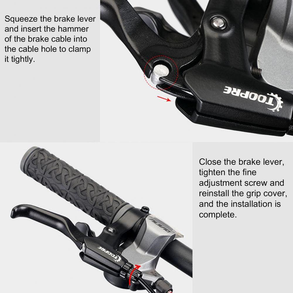 Tay Thắng Bằng Nhôm Siêu Nhẹ Cho Xe Đạp Leo Núi DARNELL