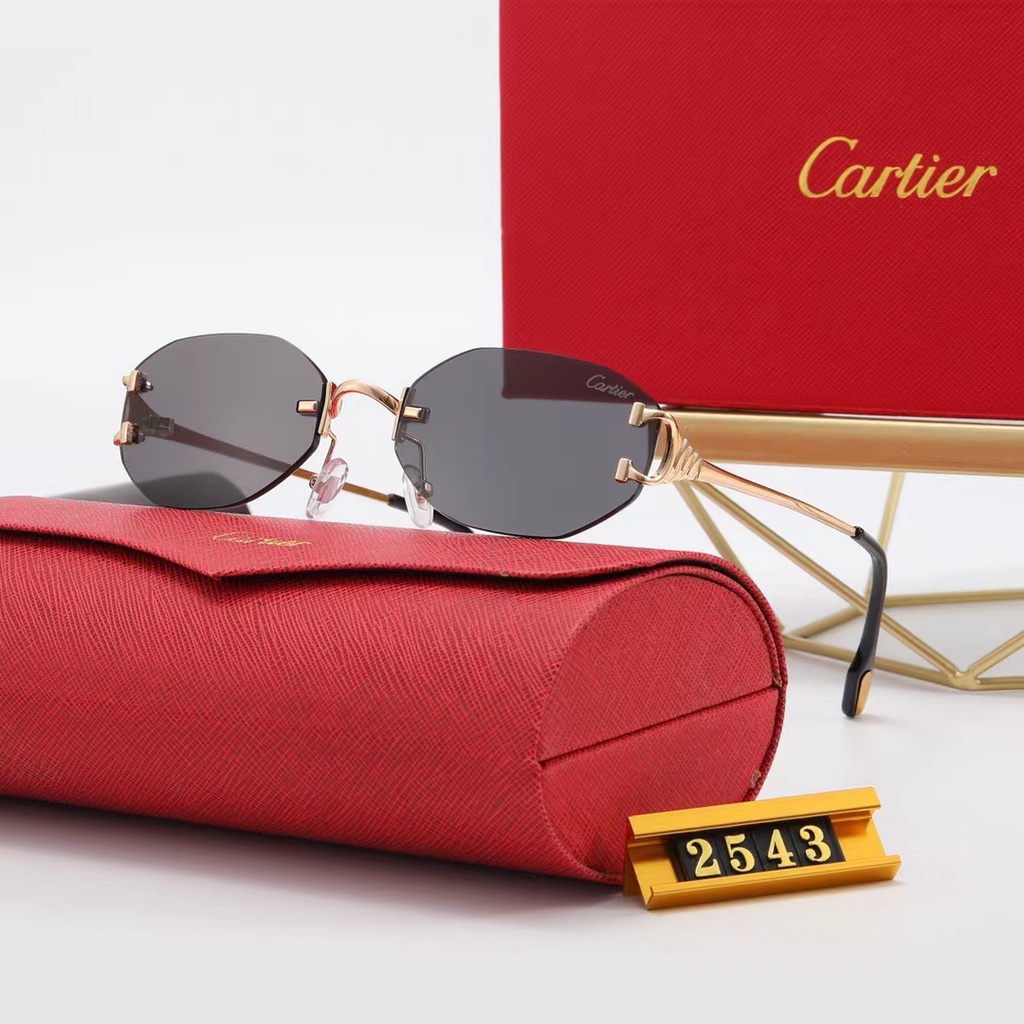 2022 Kính Râm Thời Trang Mới Thiết Kế Thương Hiệu CARTIER Nam Nữ 2543
