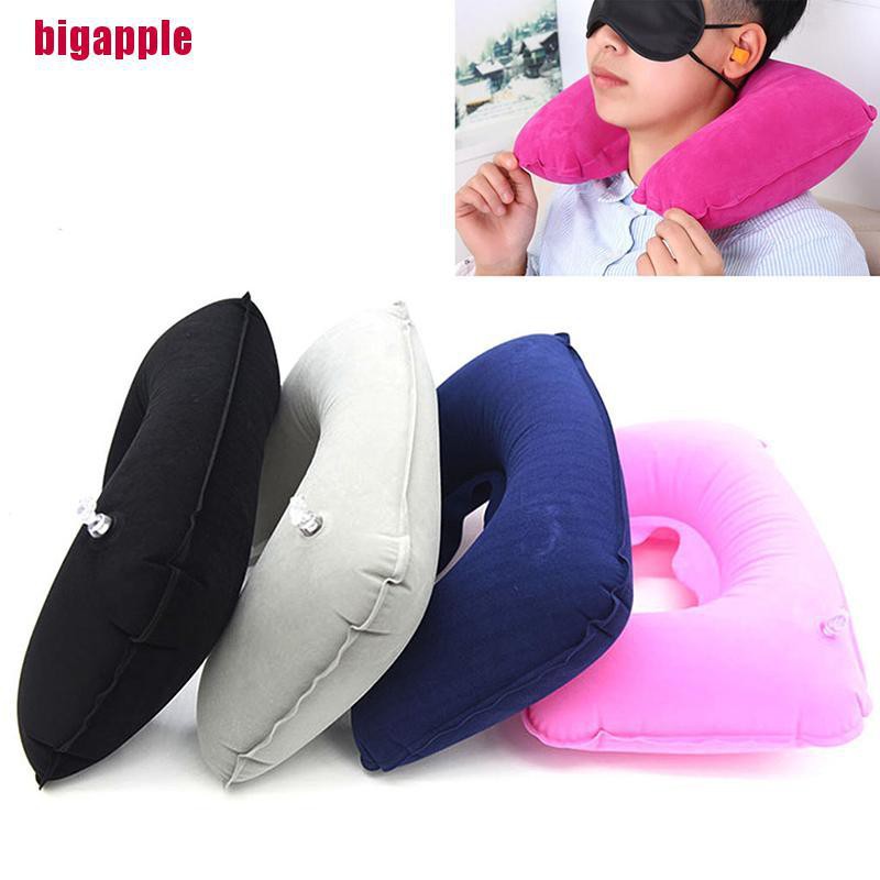 Gối bơm hơi hình chữ U an toàn cho sức khỏe khi đi du lịch