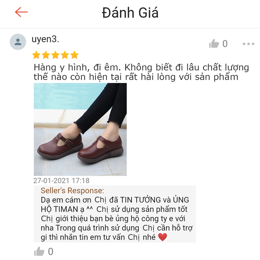 Giày nữ 4cm TIMAN NH01 tôn dáng nhẹ nhàng tinh tế bảo hành 1 năm