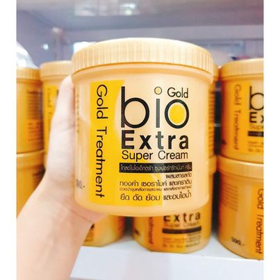 Kem ủ tóc Bio Gold Extra Super Cream phục hồi tóc siêu mượt 500ml