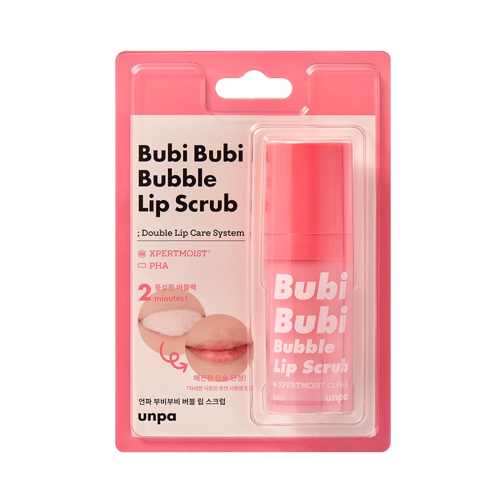 [Mới 2021] Gel tẩy da chết môi Unpa Bubi Bubi Bubble Lip Scrub