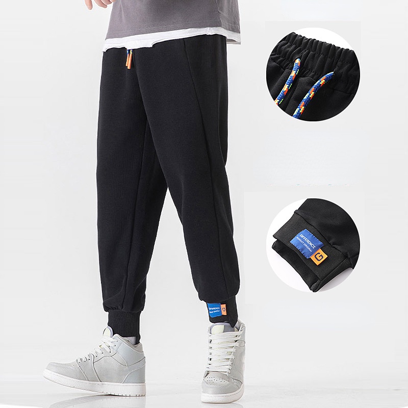 【M-5XL/110kg】quần jogger ống rộng Cotton Thể Thao Dành Cho Nam Và Nữ Có Size