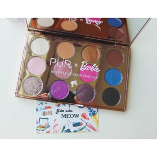 Phấn mắt PUR Cosmetics Barbie Endless Possibilities Pressed Pigment Palette