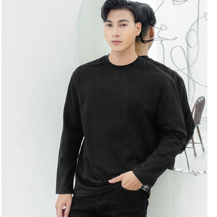Áo thun nam dài tay, áo giữ nhiệt co dãn 4 chiều
