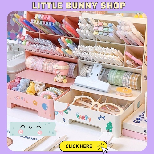 KHAY ĐỰNG BÚT NHIỀU TẦNG, SỨC CHỨA LỚN, NHỰA CỨNG BỀN ĐẸP(CÓ TẶNG KÈM STICKER)