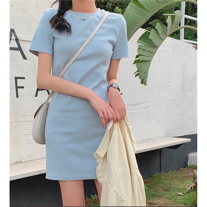 [GIÁ ƯU ĐÃI] Váy nữ trơn nhiều màu, đơn giản dễ phối đồ | BigBuy360 - bigbuy360.vn