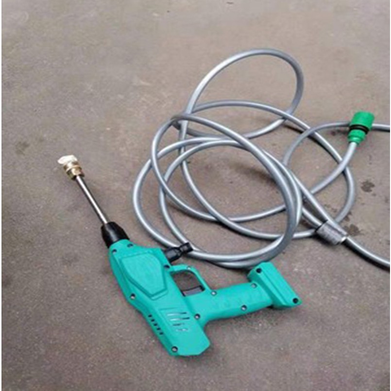 Máy rửa xe di động sạc pin tích hợp màn hình hiển thị mức pin, 21V/3Ah/240W áp lực nước 30 bar - Bảo hành 6 tháng