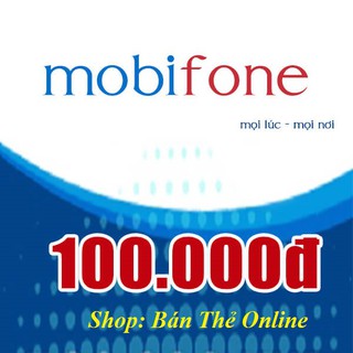 Mã thẻ Mobi 100K