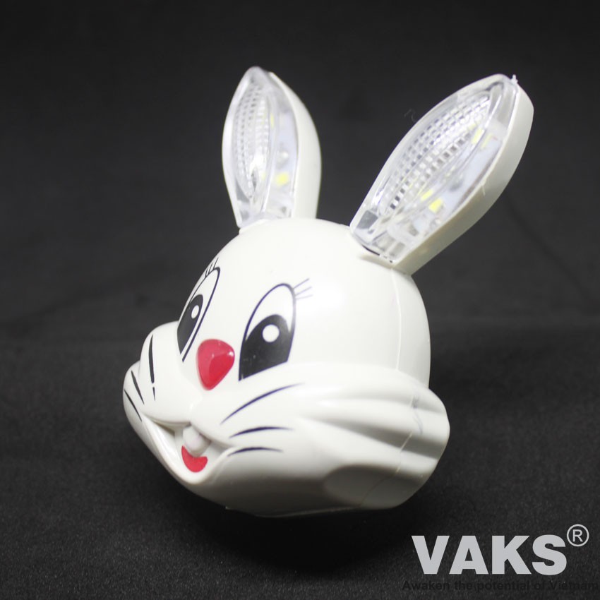 ĐÈN NGỦ LED THÔNG MINH MẶT THỎ - 220V AC