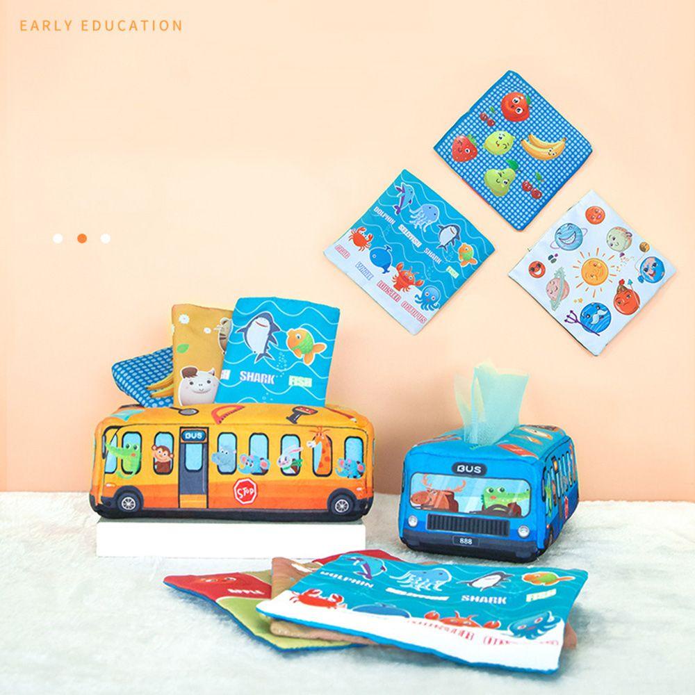1 Hộp Khăn Giấy Luyện Tập Ngón Tay Theo Phương Pháp Montessori Cho Bé