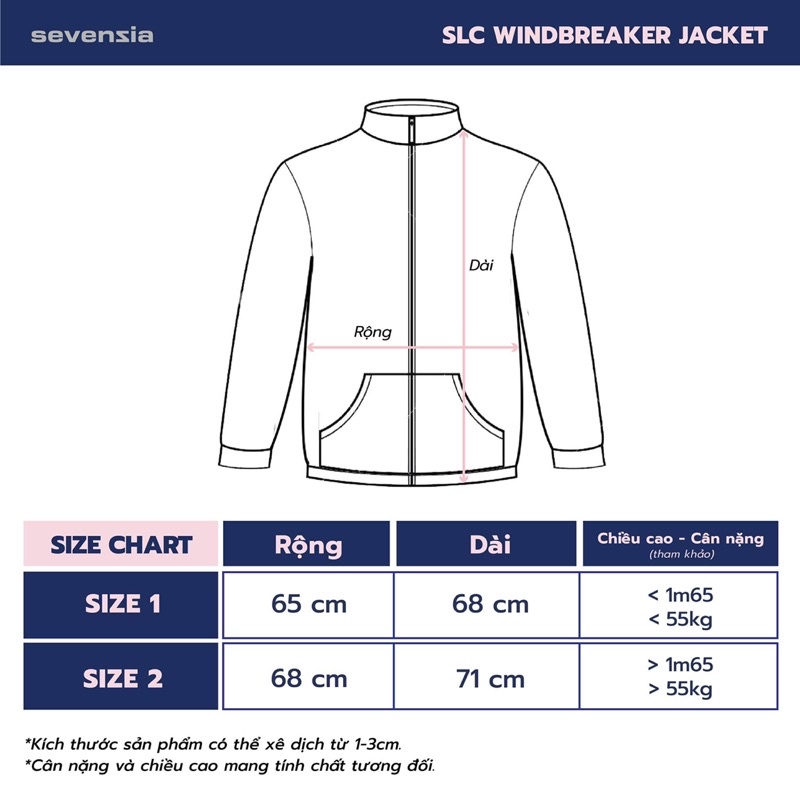 Áo jacket SLC light mint