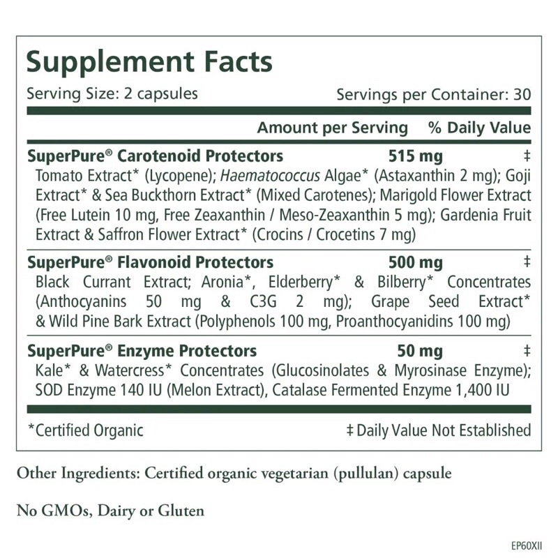 VIÊN UỐNG BỔ MẮT THUẦN CHAY/ EYE PROTECTOR PURE SYNERGY