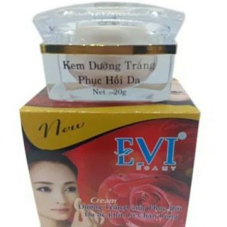 Kem evi dưỡng trắng se khích lỗ chân lông.. Hiệu quả sau  6 ngày sử dụng.  kem mềm  thấm  nhanh không rích .