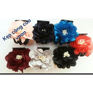 Kẹp càng cua hoa voan handmade