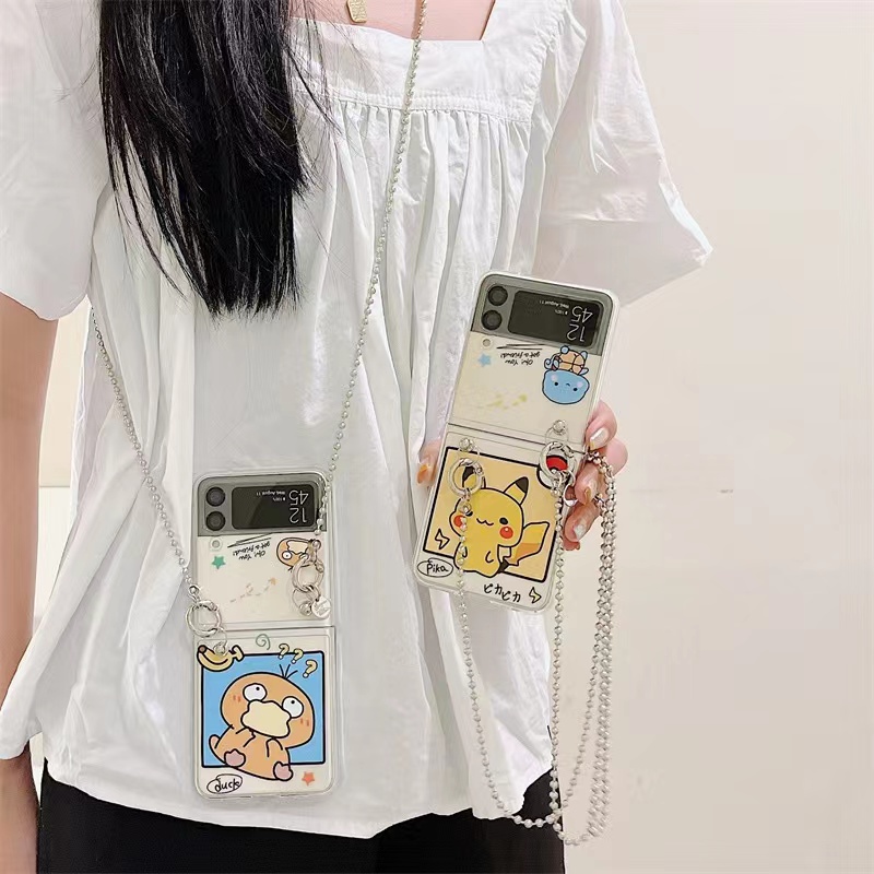 Ốp Điện Thoại Chống Sốc Họa Tiết Hoạt Hình Phong Cách retro Cho Samsung z Flip 3 zflip3 z Flip3