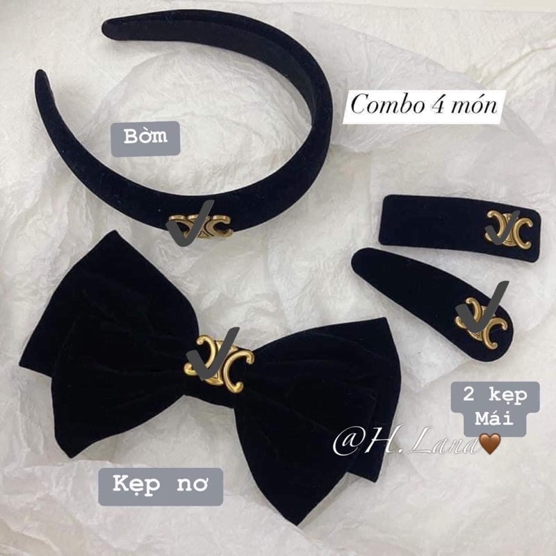 COMBO 4 MÓN PHỤ KIỆN CÀI TÓC CE LINE