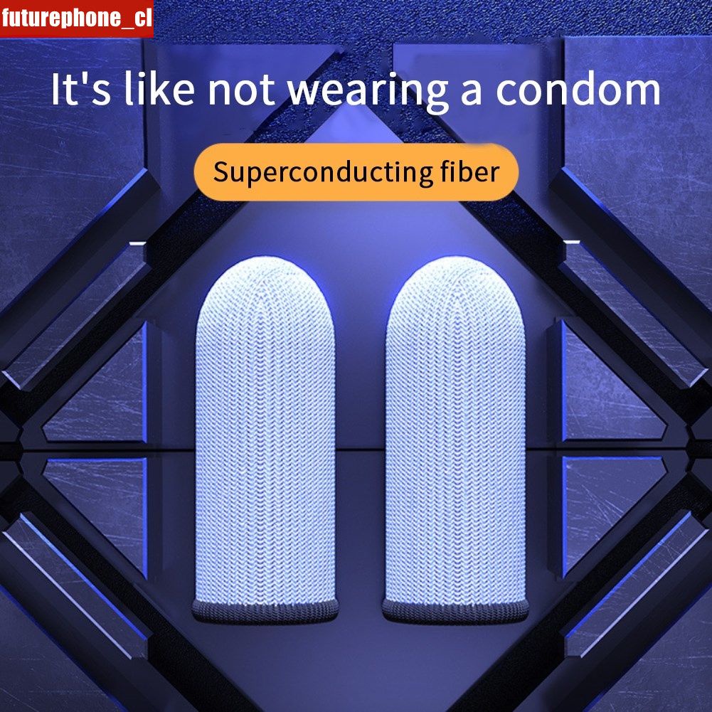 Glass Bạc Fibre ngón tay tay áo cho chơi game Mồ Hôi-Bằng Chứng Bìa Ngón Tay Găng Tay Găng Tay Trò Chơi Không-TRƯỢT Màn Hình Cảm Ứng Ngón Tay Cái ngón tay Tay Áo Nhạy Cảm để trượt FUTUREPHONE